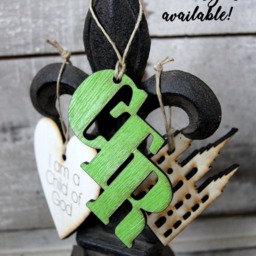 Set Of 5 Or 10, I Am A Child God Ornament, Laser Cut Wood Bulk, Lds Primary, Christmas Engraved, Birthday - thumbnail 4