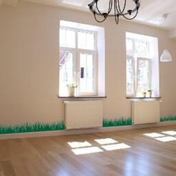 "Large Wall Grass Border Trim Baby Nursery Decal 1147 - 8"" Tall X 90" - thumbnail 2