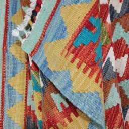 Kilim Rug Classic, Handmade Artisan Afghan Turkish Scandinavian Navajo Bohemian Wool Flatweave Multicolour 121x84 cm - thumbnail 4
