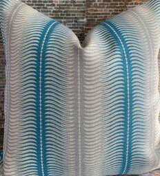 Designer Pillow Cover , Gwlj Turquoise