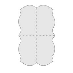 "Giant Four Sheepskin Icelandic White Cream Throw Genuine Leather Wool Carpet 79"" X 48" - thumbnail 4