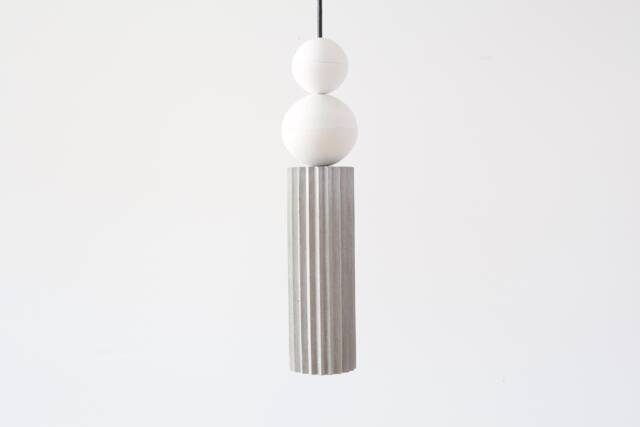 Handmade Concrete Cylinder Pendant Light Modern Chandelier - image 1