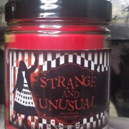 strange & Unusual - 9 Ounce Soy Wax Glass Jar Candle Beetlejuice - thumbnail 3