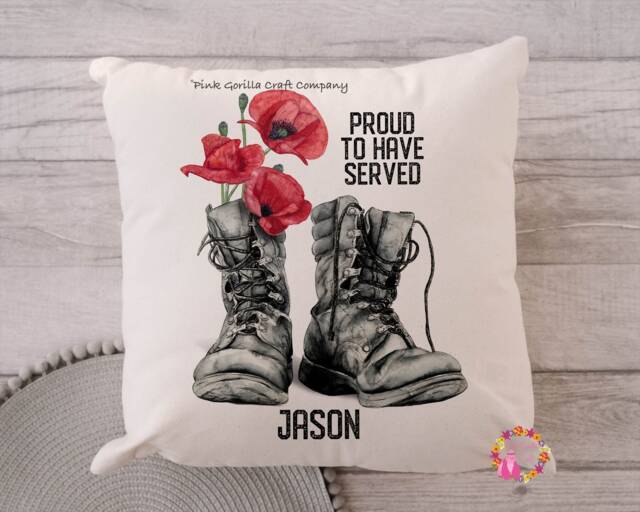 Army Gift, Cushion, Military Pillow, Cushion, Gift For Soldier, Soldier Personalised Army - image 1