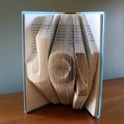 Joy - Home Decor Holiday Folded Book Art Decorative Arts Inspirational Sculpture Unique Gift - thumbnail 3