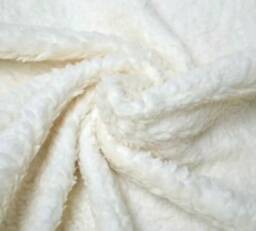 Creamy White Velvet Footstool - Handmade Ottoman Bench With Storage - thumbnail 3
