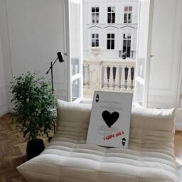 Playing Card Print, Fred Again Adore U Print, You Song Lyrics, Lyric Ace Of Hearts Fred Again U - thumbnail 2