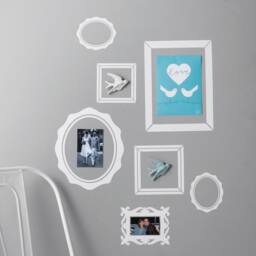 Pack Of Seven Picture Frame Wall Stickers. Photo Art Decor - thumbnail 1
