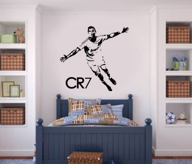 Ronaldo Celebration Wall Decal Cr7 Portugal Football Art Rm - image 1