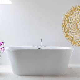 Sale Mandala Wall Decal Bedroom Home Decor - 55 cm X 111 cm - thumbnail 3