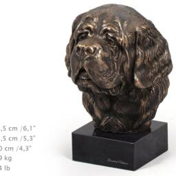 Saint Bernard, Dog Marble Statue, Limited Edition, Artdog. Made Of Cold Cast Bronze. Perfect Gift. Limited Edition - thumbnail 4