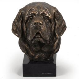 Saint Bernard, Dog Marble Statue, Limited Edition, Artdog. Made Of Cold Cast Bronze. Perfect Gift. Limited Edition - thumbnail 2