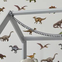 Dinosaur Wall Stickers - Peel & Stick Decals Kids Bedroom Art Nursery Decor Boys - thumbnail 3