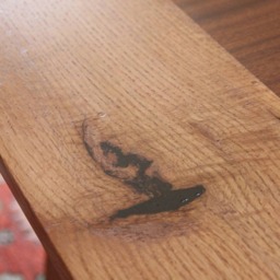 Oak & Mahogany Dining Table - Custom - thumbnail 4