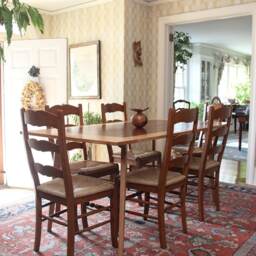 Oak & Mahogany Dining Table - Custom - thumbnail 3