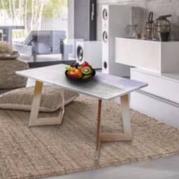 Coffee Table, Amand L, Marble, Hand-Made, Marble Top, Table For The Living Room, Bench, Coffee With Top - thumbnail 4