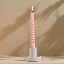 Pastel Twist Candles Beeswax Soy Blend, Set Of 5 - thumbnail 3