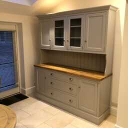 Handmade Solid Wood Dresser - French Grey Bespoke Kitchen Cabinet Free Del - thumbnail 2