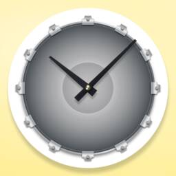 White Round Music Wall Clock - thumbnail 4