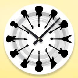 White Round Music Wall Clock - thumbnail 3