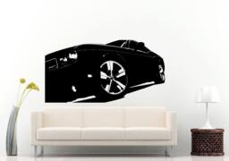 Old School New Muscle Racing Car Vehicle Wall Decal Vinyl Sticker Mural Room Decor L1028 - thumbnail 1