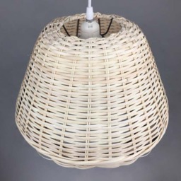 Vintage Style Bell Rattan Pendant Light-Rural Lamp-Rustic Lighting-Pendant Lighting-Ceiling Lamps-Lamp Fixtures-Decorative Lighting-110-240V - thumbnail 3
