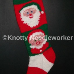 PDF The Christmas Clauses Pattern Hand Knitted Christmas Stocking - thumbnail 3