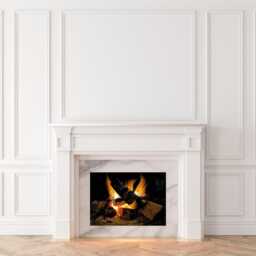 Burning Fire Vinyl Wall Decal, Faux Fireplace Flame Sticker - thumbnail 3