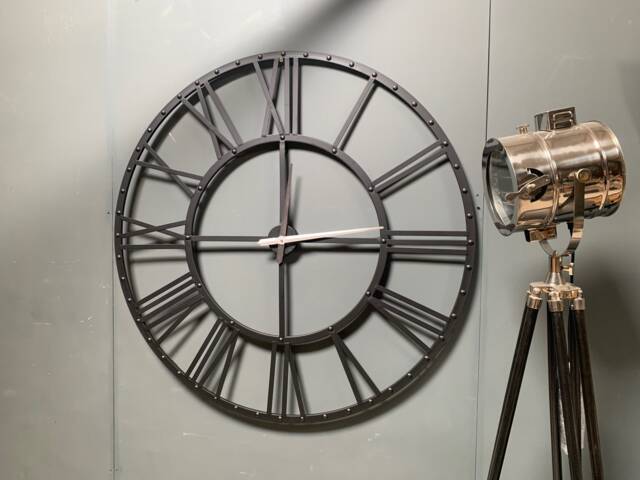 Brand New Massive 1.2M High Iron Skeleton Clock - image 1