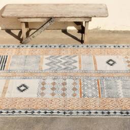 5x8 Feet Indian Rugs Cotton Rug, Woven Area For Sale, Decor Rustic Rugs, Decorative Bohemian Indian - thumbnail 2