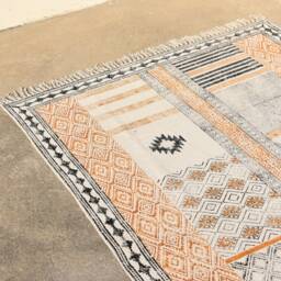 5x8 Feet Indian Rugs Cotton Rug, Woven Area For Sale, Decor Rustic Rugs, Decorative Bohemian Indian - thumbnail 3