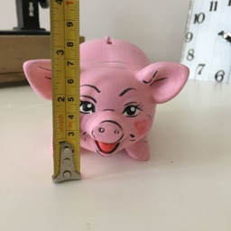 Piggy Bank, Ceramic Banks, Pink Coin Cash Box, Money Boxes, Gift Idea, Painted Handmade Ceramics, Art Cashbox - thumbnail 4