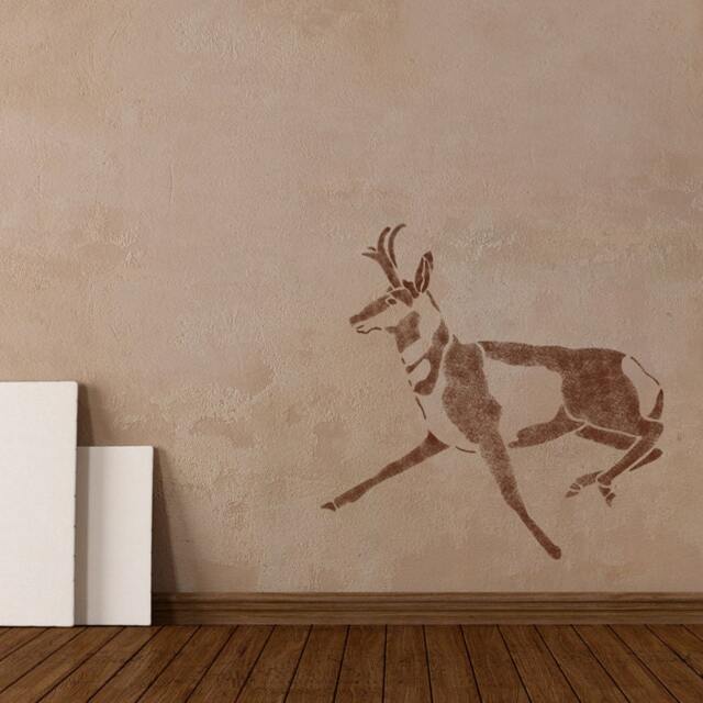 Wall Stencils Deer Stencil Large Template For Diy Decor Graffiti Canvas Art - image 1