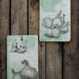 Decoupage Painting - Kitchen Decoration Set Of 2 - thumbnail 2