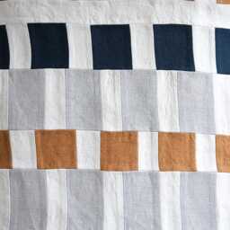 Modern Stripe Abstract Geometric Patchwork Wall Hanging - thumbnail 4
