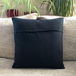 Turquoise Hmong Cushion Cover, Boho Cushion, Bohemian Decor, Embroidered Thai Colourful - thumbnail 4