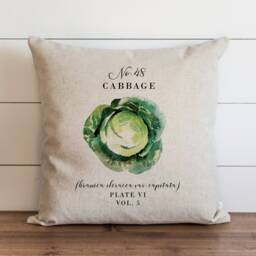 Cabbage Pillow Cover - Fall Pillow Thanksgiving Decor Home 20 X 18 - thumbnail 1