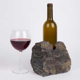 Handmade Alexandrette Marble Wine Bottle Holder Unique Rack - thumbnail 4