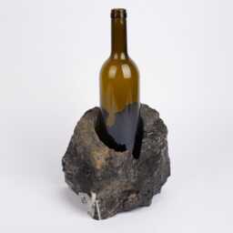 Handmade Alexandrette Marble Wine Bottle Holder Unique Rack - thumbnail 2