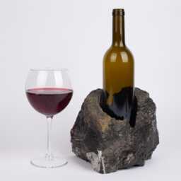 Handmade Alexandrette Marble Wine Bottle Holder Unique Rack