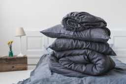 Washed Linen Sheet Set 20 Colors To Choose From, Handmade in Lithuania