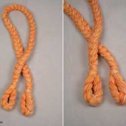Chunky Braided Curtain Tieback - Soft Fleece Rope Holdback Colorful Tie Back Modern Drapery Decor 6 Colors Available - thumbnail 4