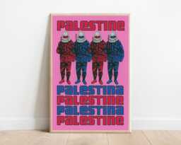 Palestine Poster - Modern Political Art Print Contemporary Protest-style Wall Bold Graphic Design - thumbnail 1