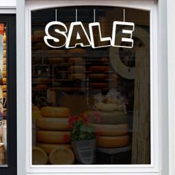 Sale Shop Window Sticker Retail Store Front Display Vinyl Decal - thumbnail 2