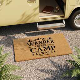 Wander Often Camp Always Doormat - Travel Camping Gift - thumbnail 3