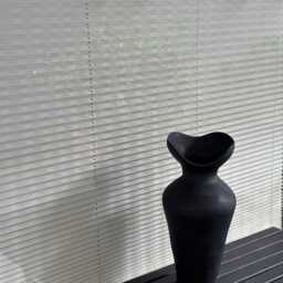 Handmade Black Ceramic Sculpture Abstract Vase, Us Duties Included - thumbnail 3