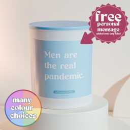 Funny Feminist Candle Witty Gift For Her Humorous Soy Wax Cheeky Present Friends Empowering Celebration Breakup Strength - thumbnail 1