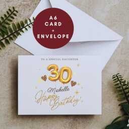 Daughter 30Th Birthday Candle Gift Set Box Card Gifts Her B - thumbnail 3