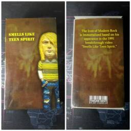 Club 27 - Smells Like Teen Spirit Inspiration Kurt Cobain Mini Figure Miniature, Sculpture, Epoxy Clay Figurine, Hand Sculpted Nirvana Singer - thumbnail 2