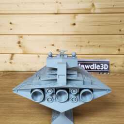 star Destroyer Chimaera Model Ship - 3D Printed Sci-Fi Display - thumbnail 3